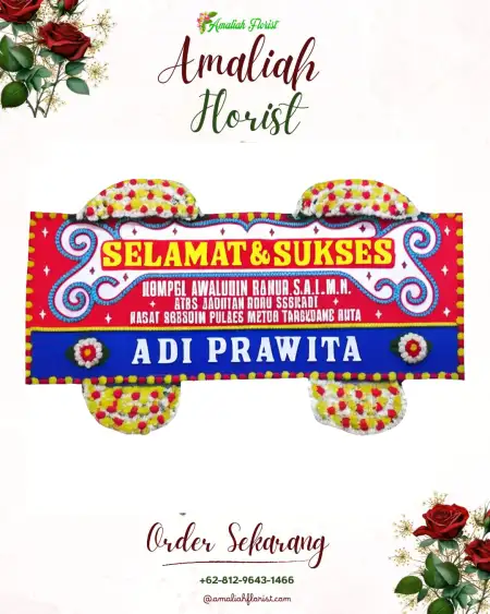 Papan Bunga Ucapan Selamat Menjalin