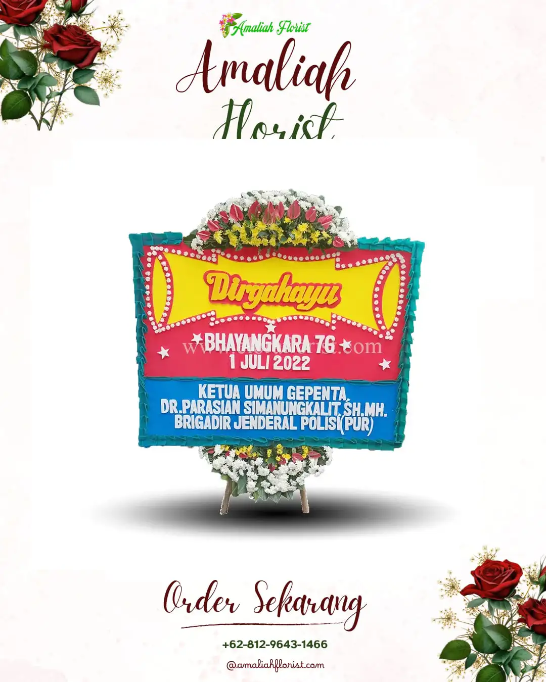 Papan Bunga HUT Ulang Tahun Menjalin